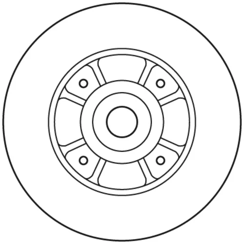 Brzdový kotúč TRW DF2706BS - obr. 1