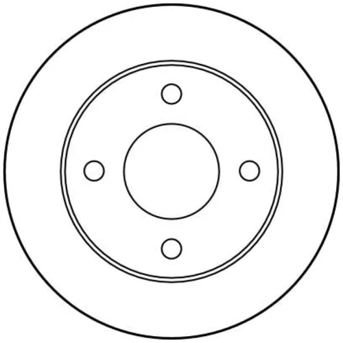 Brzdový kotúč TRW DF2725 - obr. 1