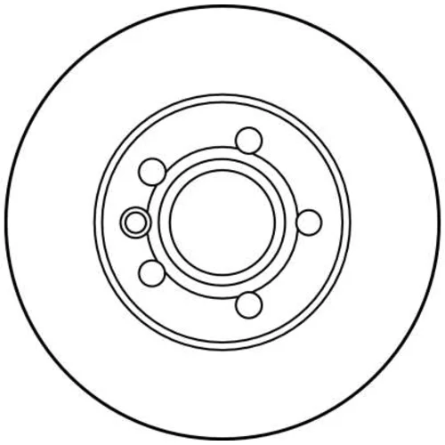 Brzdový kotúč TRW DF2809 - obr. 1