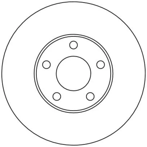 Brzdový kotúč TRW DF4045 - obr. 1