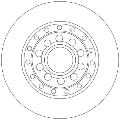 Brzdový kotúč TRW DF4269 - obr. 1