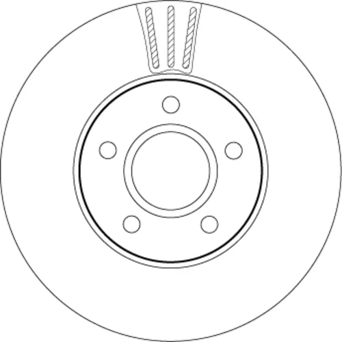 Brzdový kotúč TRW DF4465 - obr. 1