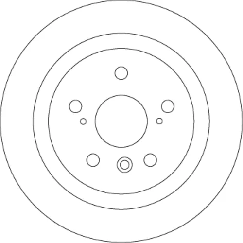 Brzdový kotúč TRW DF4500 - obr. 1