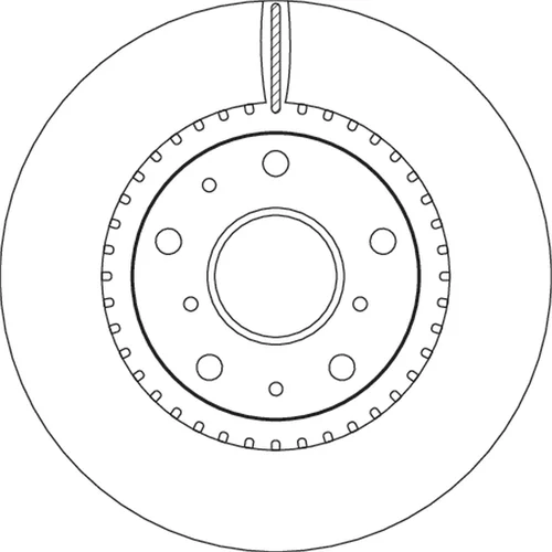 Brzdový kotúč TRW DF4741 - obr. 1