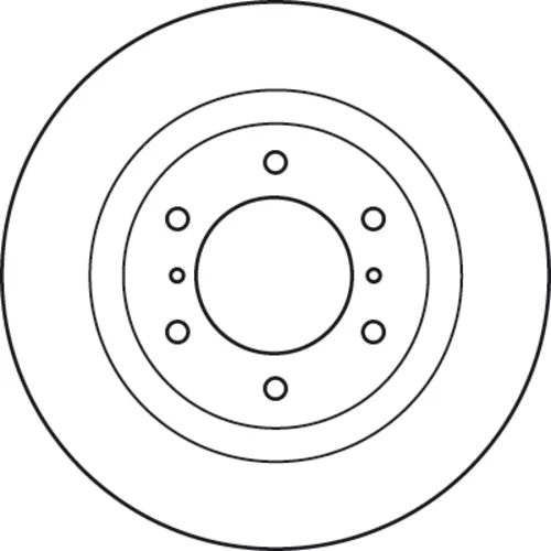 Brzdový kotúč TRW DF4943S - obr. 1