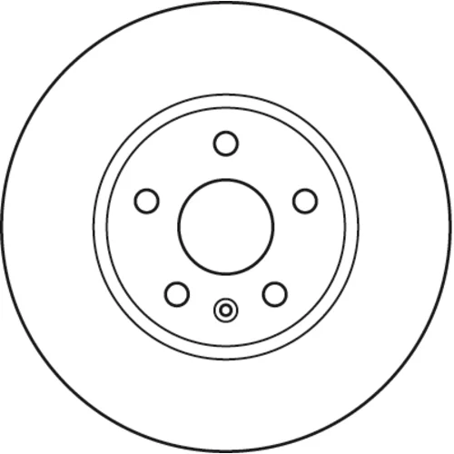 Brzdový kotúč TRW DF4996S - obr. 1
