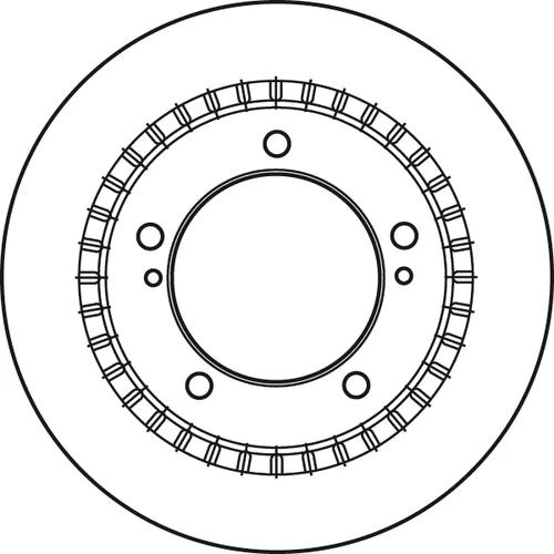 Brzdový kotúč TRW DF6023 - obr. 1