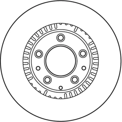 Brzdový kotúč TRW DF6068 - obr. 1