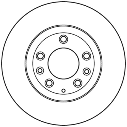 Brzdový kotúč TRW DF6115 - obr. 1