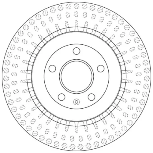 Brzdový kotúč TRW DF6175S - obr. 1