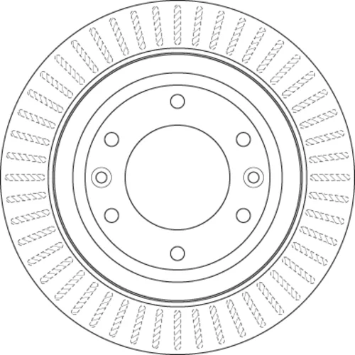 Brzdový kotúč TRW DF6350 - obr. 1