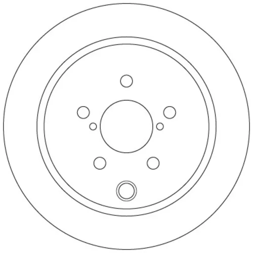 Brzdový kotúč TRW DF6503 - obr. 1