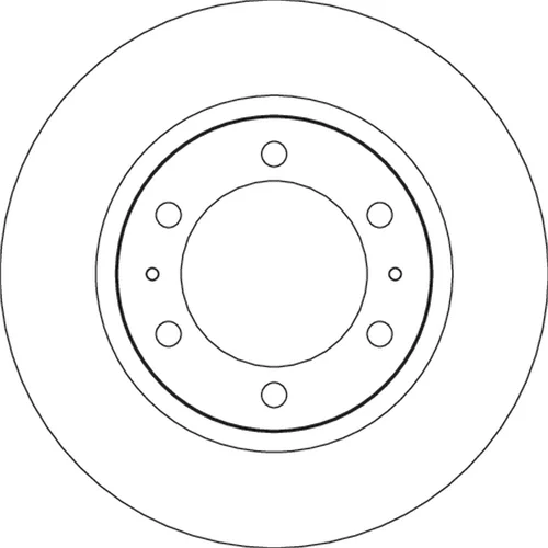 Brzdový kotúč DF6726S /TRW/