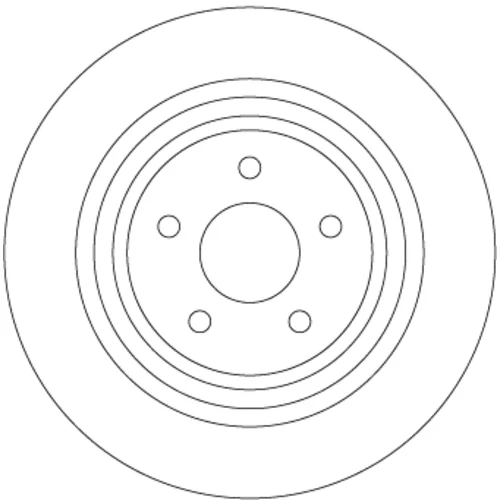 Brzdový kotúč TRW DF6976