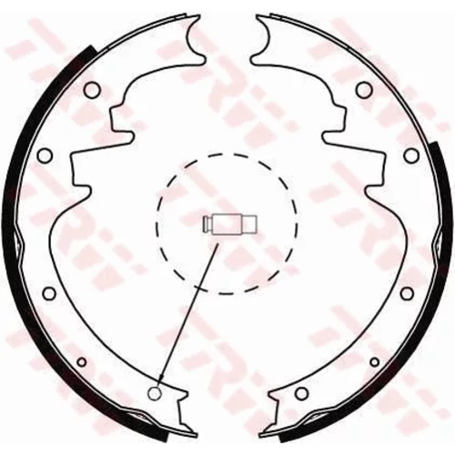 Sada brzdových čeľustí TRW GS8444