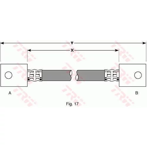 Brzdová hadica TRW PHA133