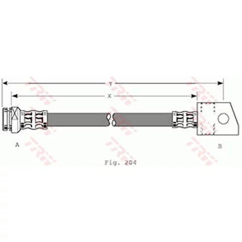 Brzdová hadica TRW PHA197