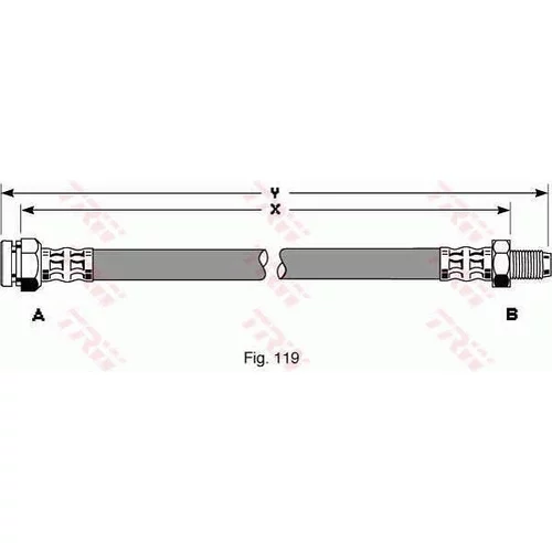 Brzdová hadica TRW PHB270