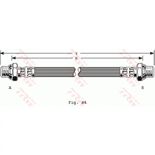 Brzdová hadica TRW PHC237