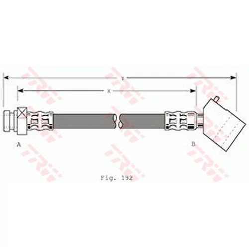 Brzdová hadica TRW PHD132