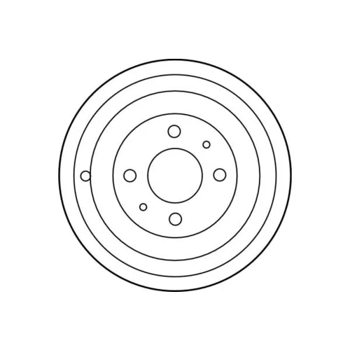 Brzdový bubon TRW DB4202 - obr. 1