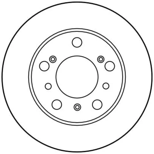 Brzdový kotúč TRW DF1114 - obr. 1