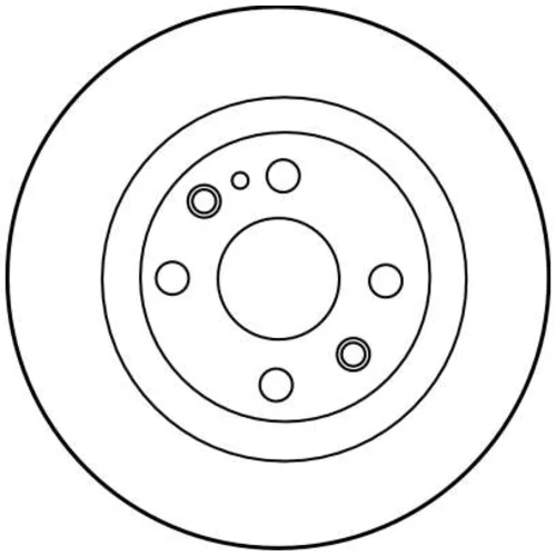 Brzdový kotúč TRW DF2703 - obr. 1