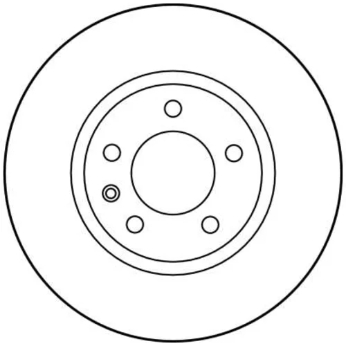 Brzdový kotúč TRW DF2720 - obr. 1