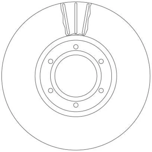 Brzdový kotúč TRW DF4111 - obr. 1