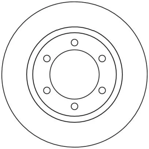 Brzdový kotúč TRW DF4115 - obr. 1