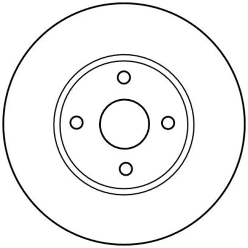 Brzdový kotúč TRW DF4121 - obr. 1