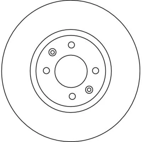 Brzdový kotúč TRW DF4141 - obr. 1