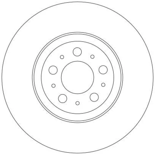 Brzdový kotúč TRW DF4339 - obr. 1