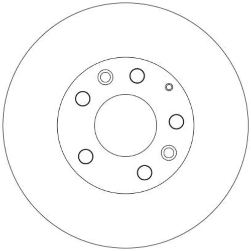 Brzdový kotúč TRW DF4386 - obr. 1