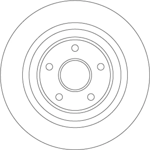 Brzdový kotúč TRW DF4413BS - obr. 1