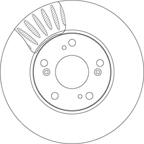 Brzdový kotúč TRW DF4429 - obr. 1