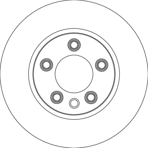 Brzdový kotúč TRW DF4763S - obr. 1