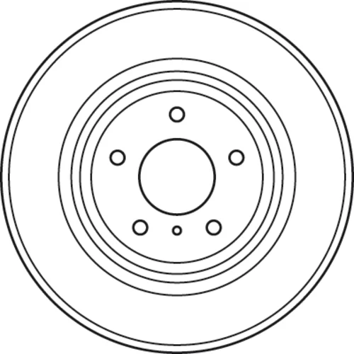 Brzdový kotúč TRW DF4983S - obr. 1