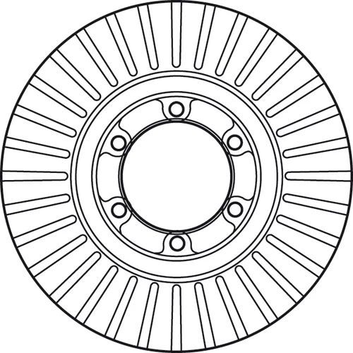 Brzdový kotúč TRW DF6022 - obr. 1
