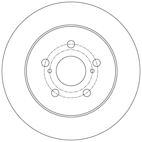 Brzdový kotúč TRW DF6145 - obr. 1