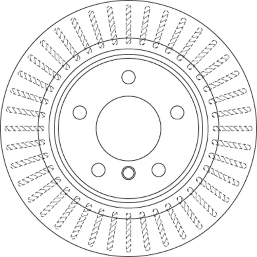 Brzdový kotúč TRW DF6313 - obr. 1