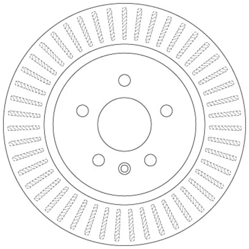 Brzdový kotúč TRW DF6371 - obr. 1