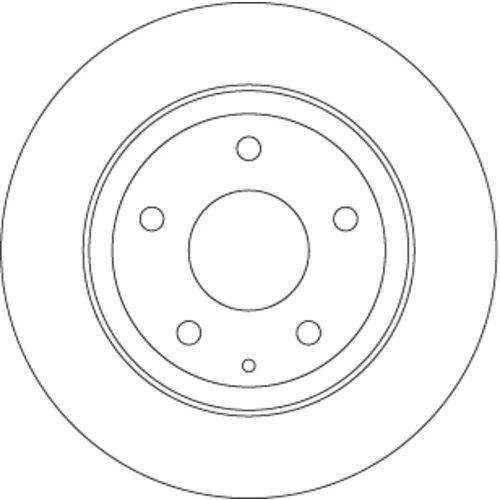 Brzdový kotúč TRW DF8115 - obr. 1