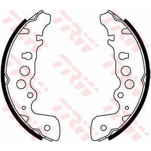 Sada brzdových čeľustí TRW GS8670