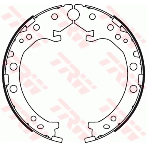 Sada brzd. čeľustí parkov. brzdy TRW GS8789