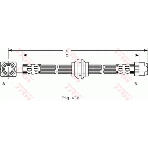 Brzdová hadica TRW PHD485