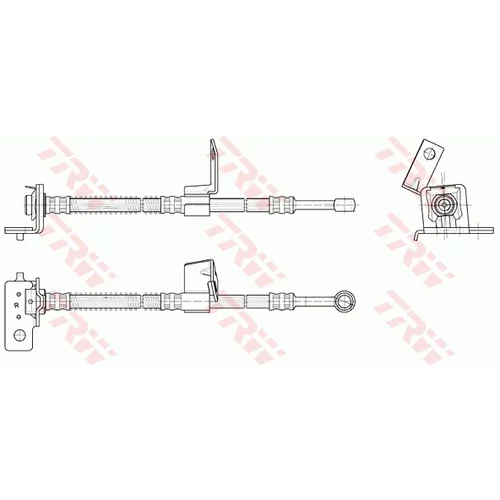 Brzdová hadica TRW PHD955 - obr. 1