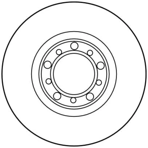 Brzdový kotúč TRW DF1545 - obr. 1