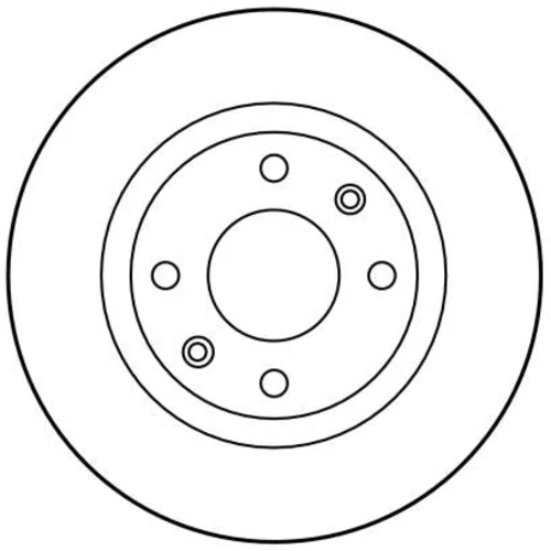 Brzdový kotúč TRW DF2808 - obr. 1