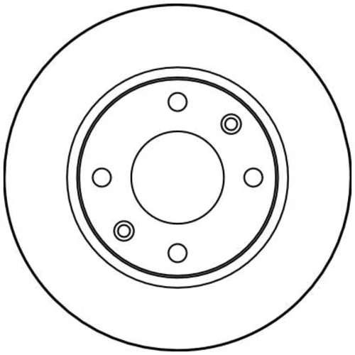 Brzdový kotúč TRW DF2815 - obr. 1